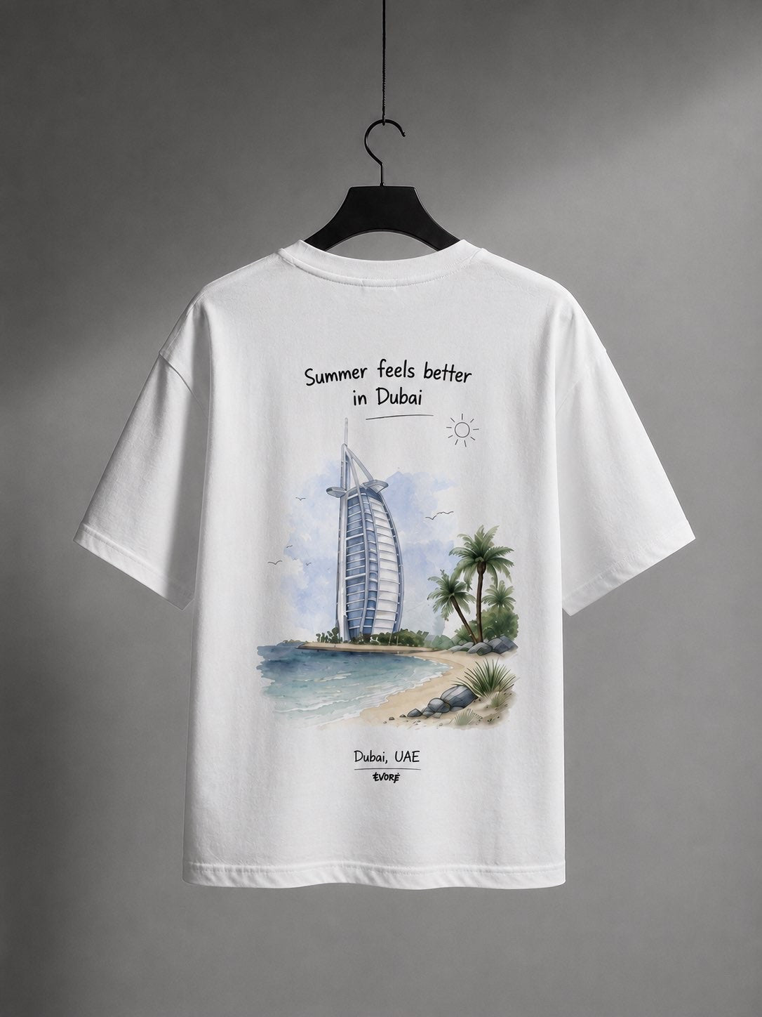 Summer Feels Better In Dubai Oversized T-Shirt